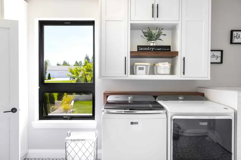 modern farmhouse laundry