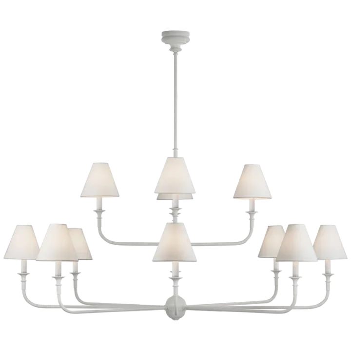 white finish light fixtures