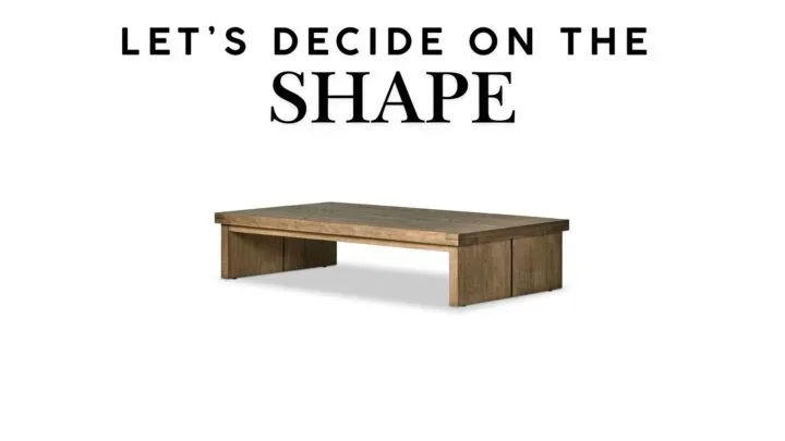 rectangular coffee table 