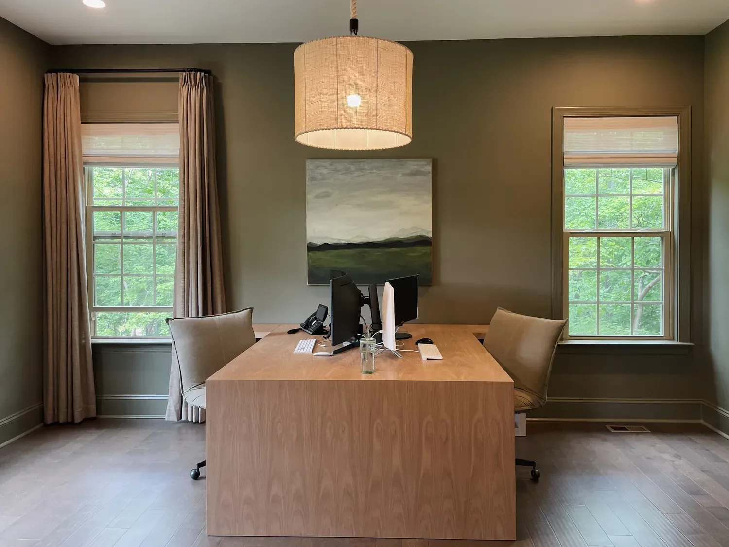 how to hang curtains