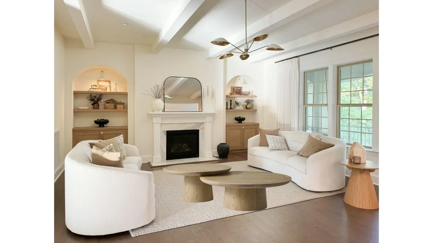 wooden nesting coffee tables 