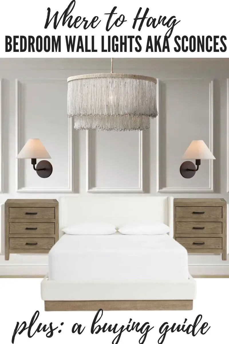 bedroom wall lights sconces 
