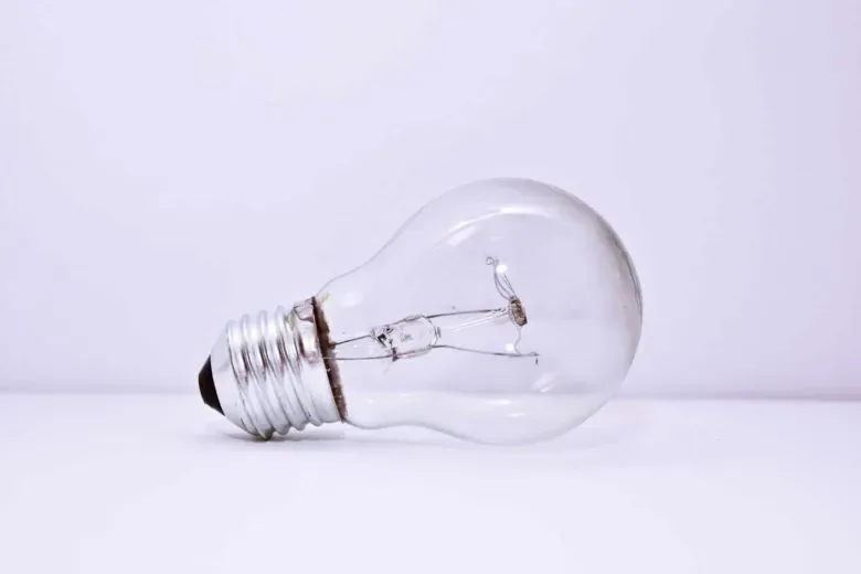 clear light bulb