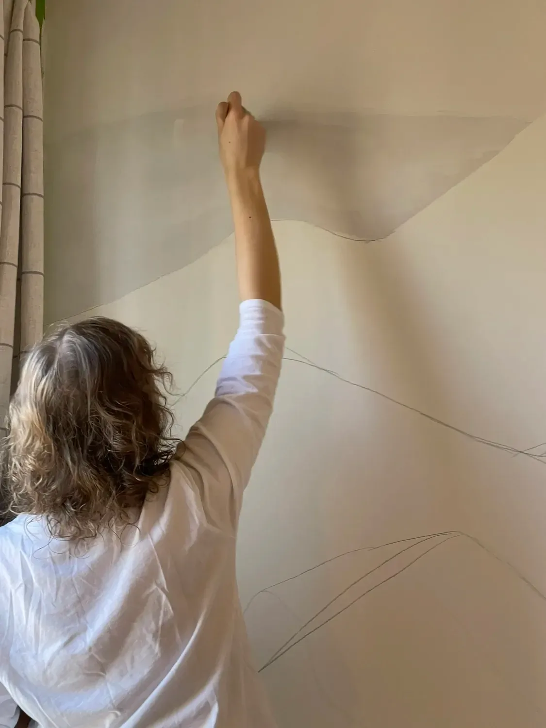 mountain mural tutorial
