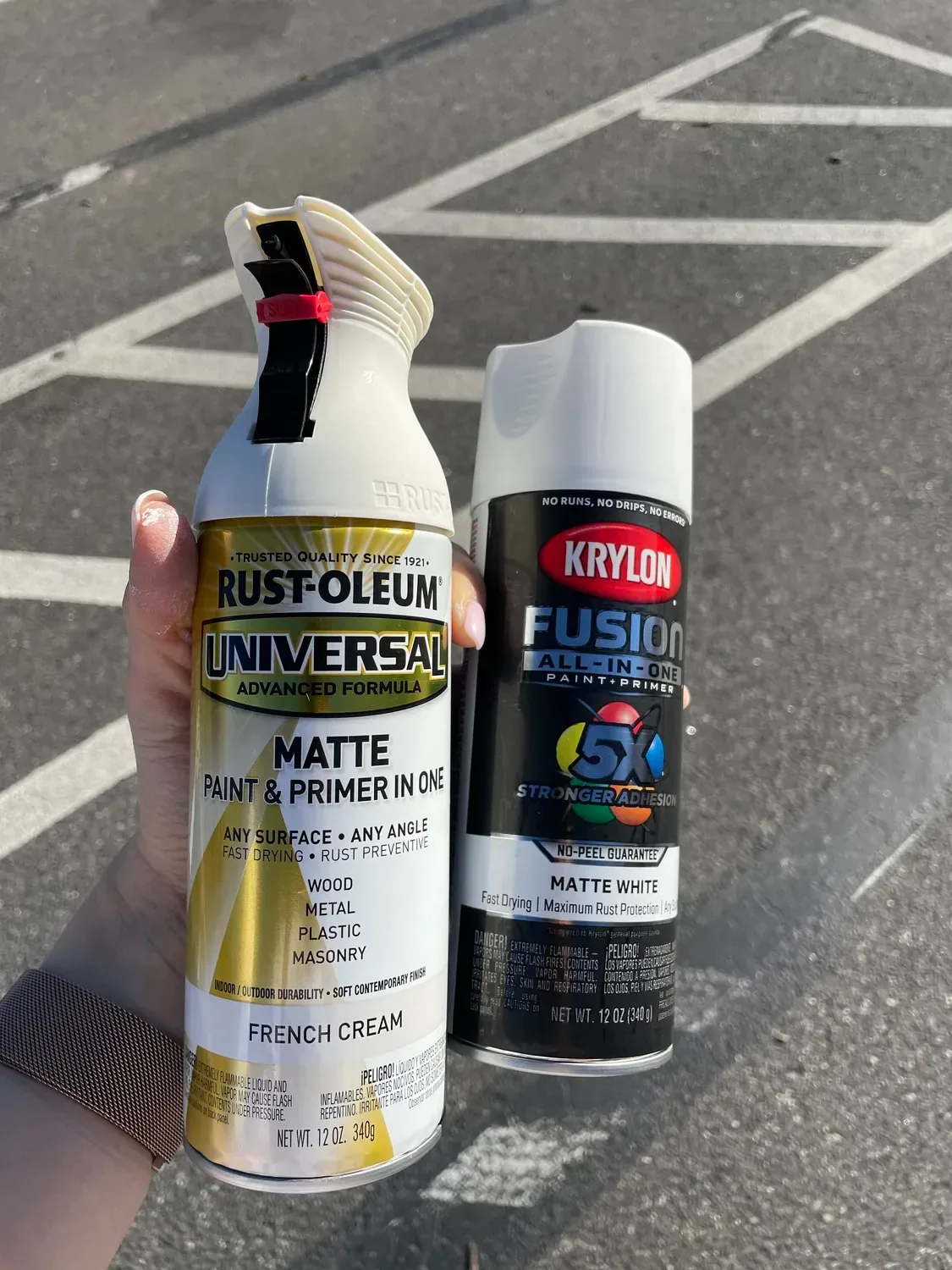 spray paint I used