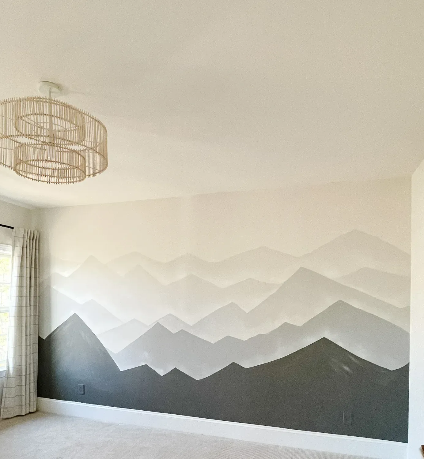 mountain mural tutorial