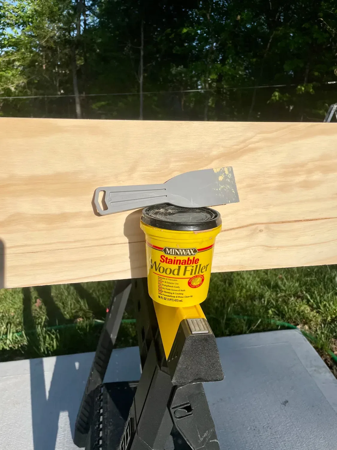 DIY wood floating shelf