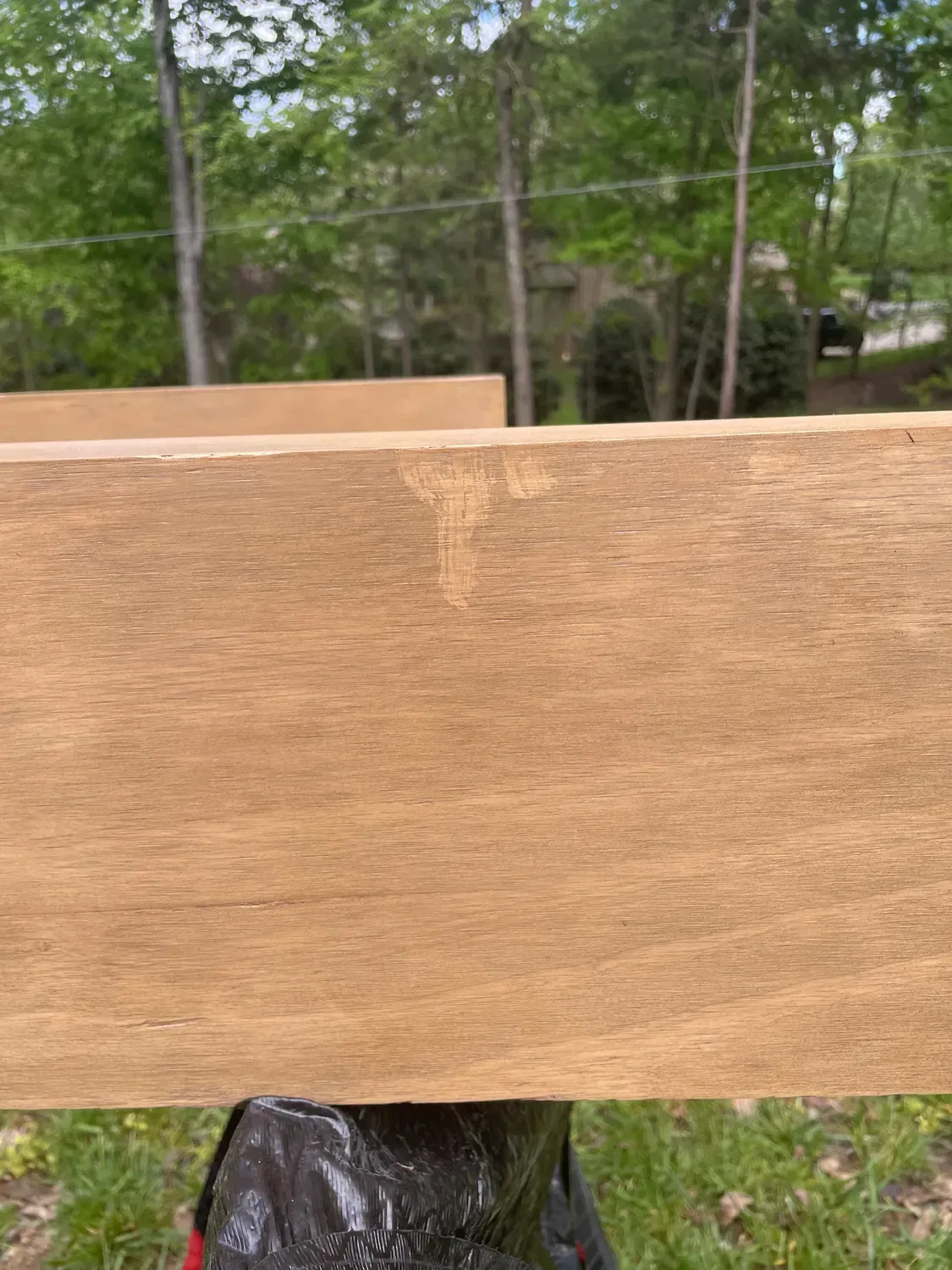 DIY wood floating shelf