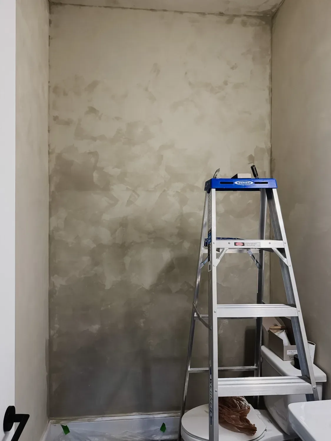 how limewash dries