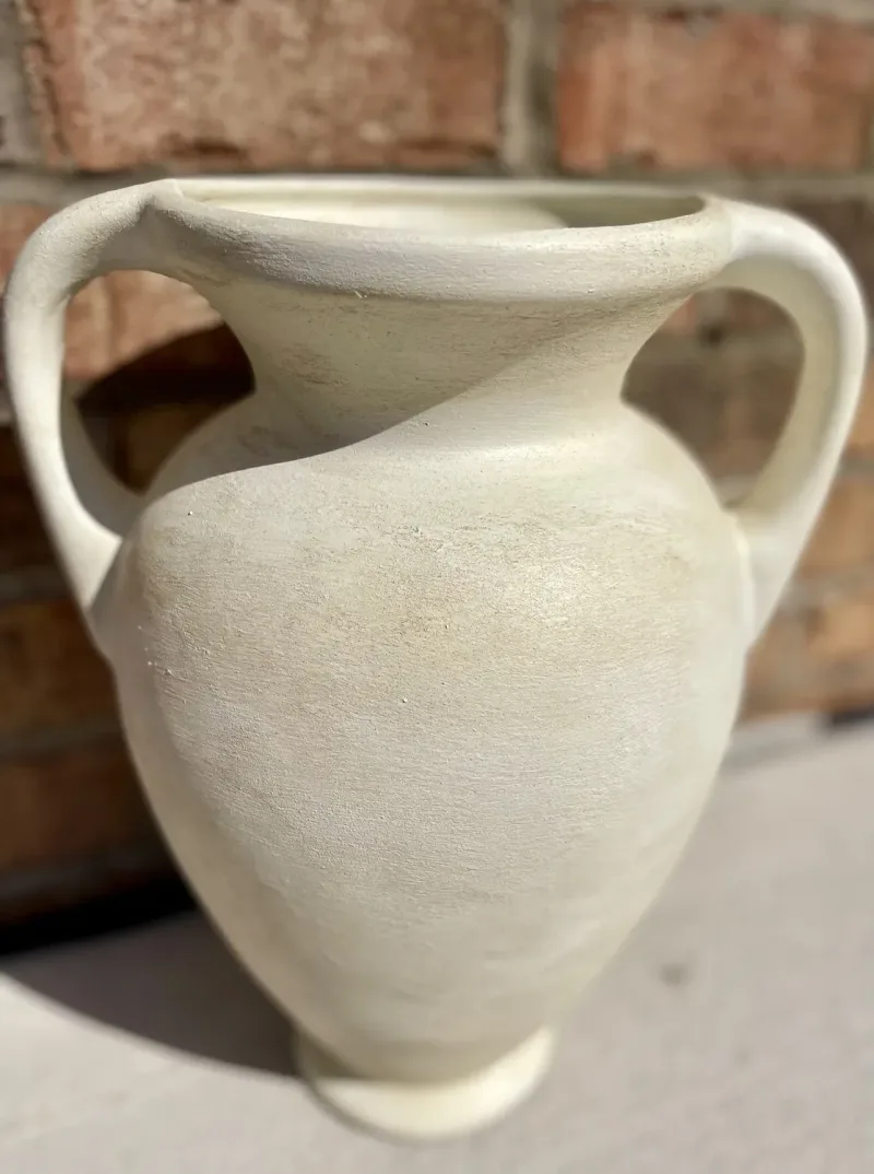 diy textured paint vase