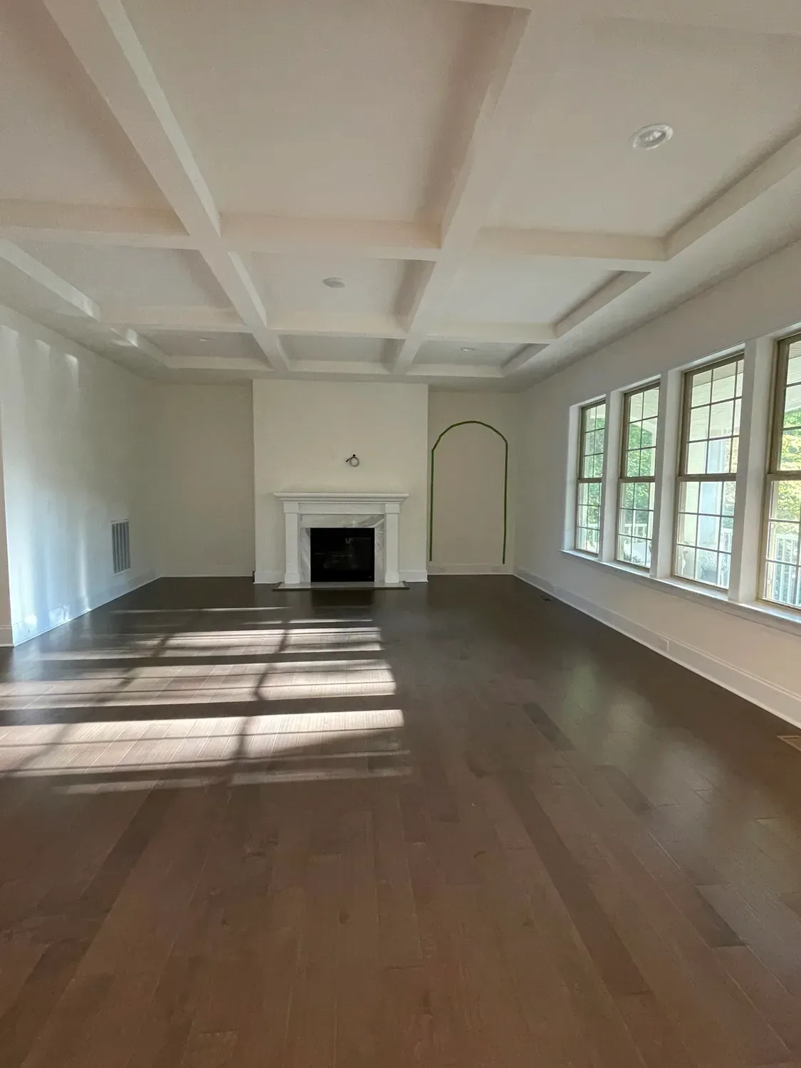 removing coffered ceiling