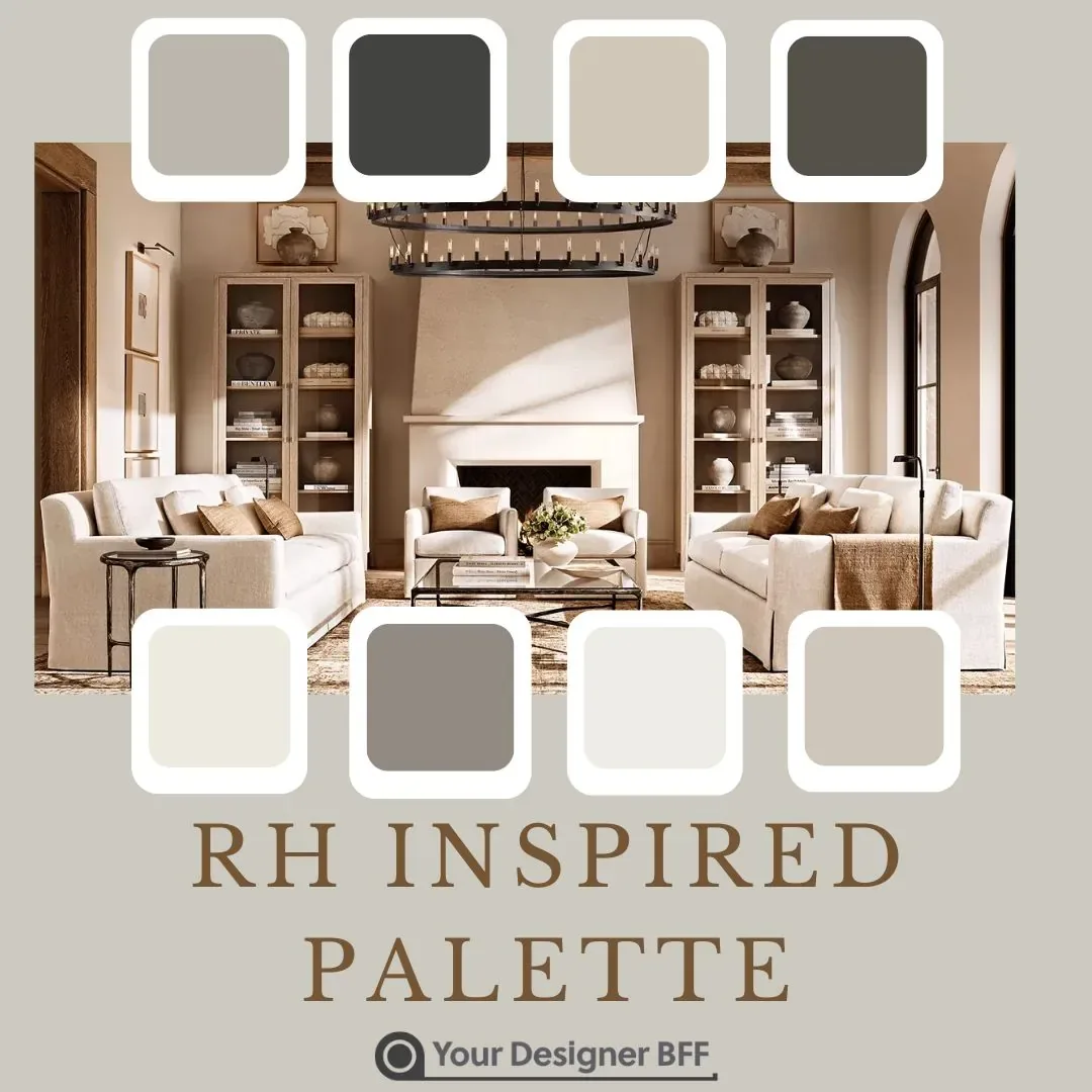 Restoration hardware inspirited paint palette