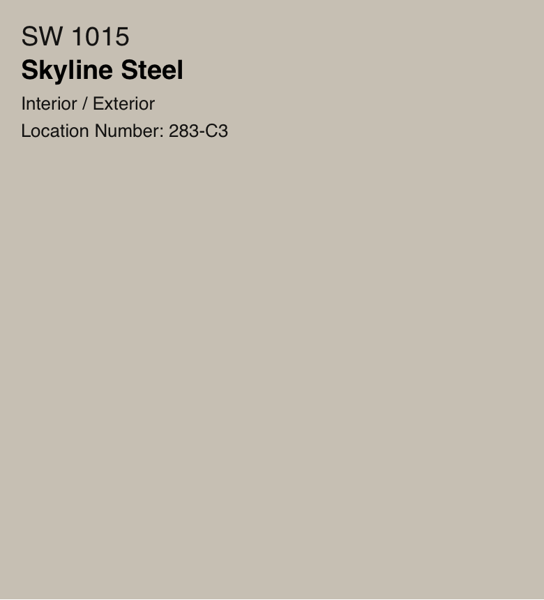 Sherwin-Williams Skyline Steel SW 1015
