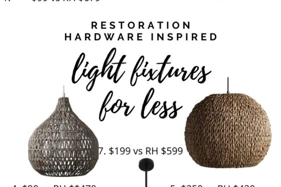 restoration hardware dupes