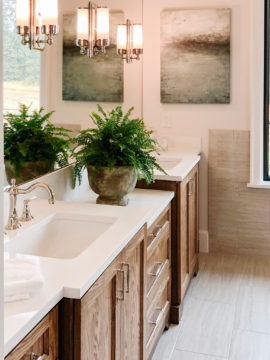 double sink vanity bathroom design