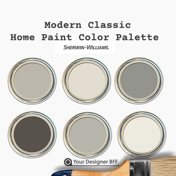 Modern Classic Home Paint Color Palette