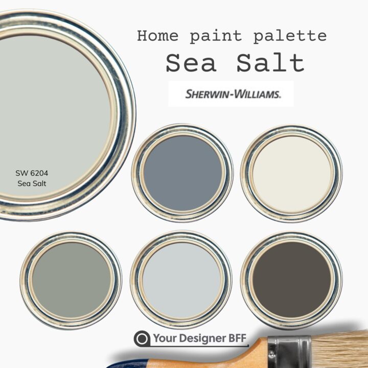sherwin williams sea salt paint palette coastal paint palette 