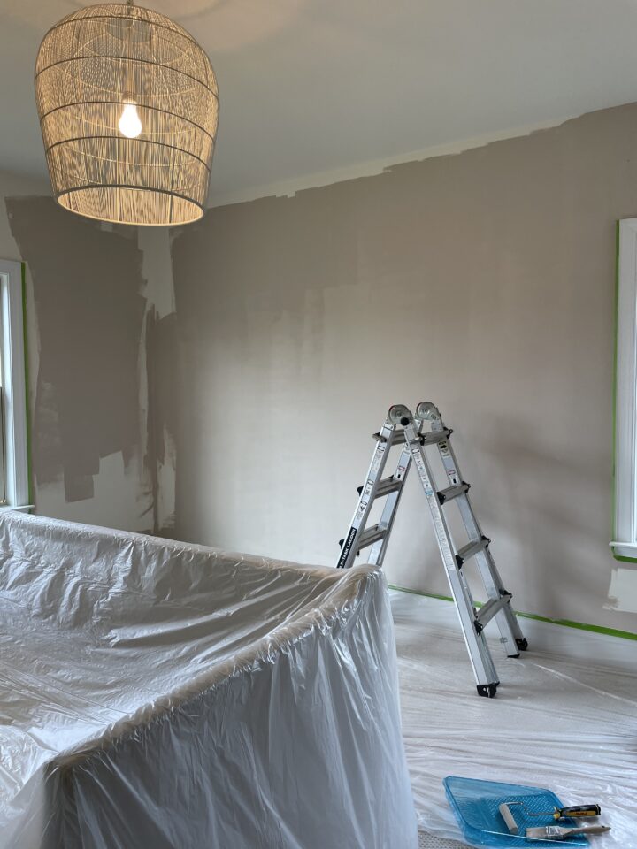 bedroom accent wall paint 