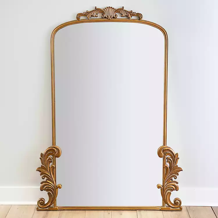 Gold Bordeaux Ornate Leaner Mirror