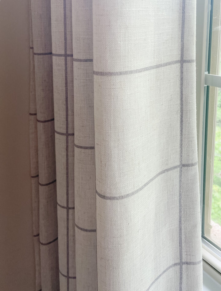 checkered curtains from amazon