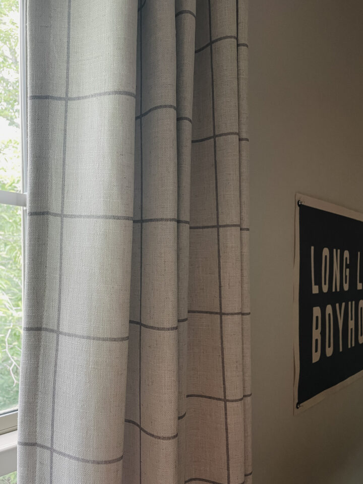 checkered curtains from amazon