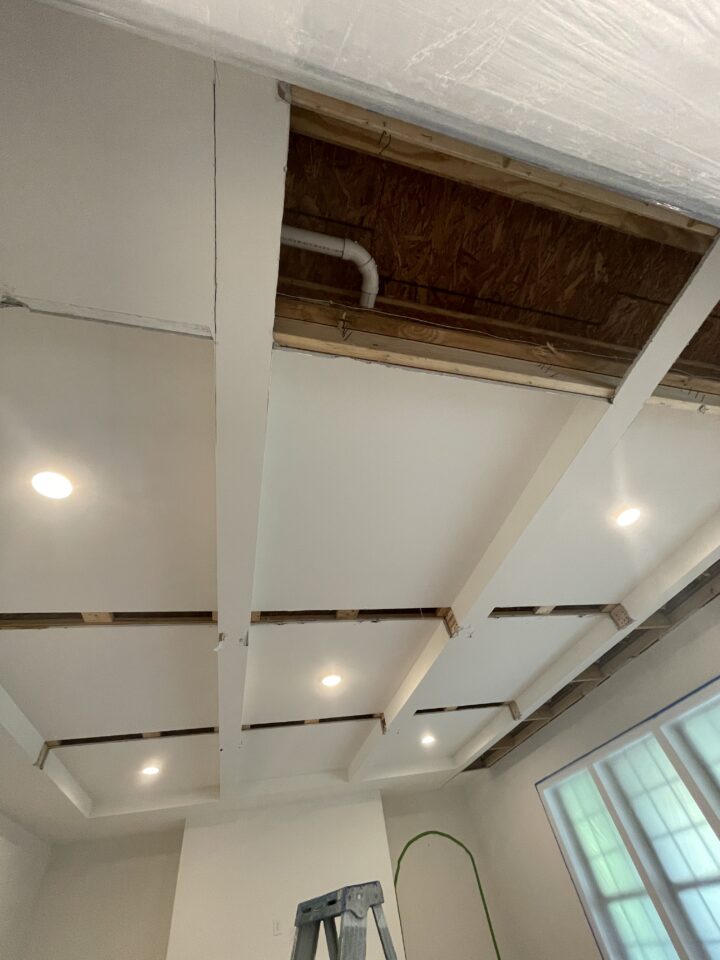 pipes in the ceiling
