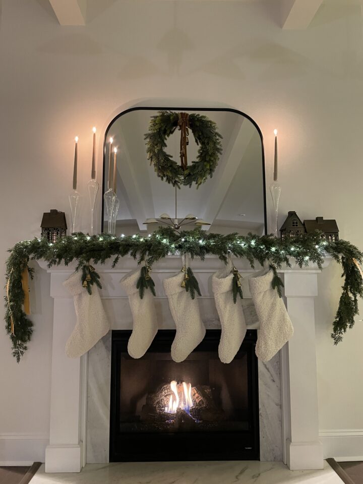 fireplace christmas decor 