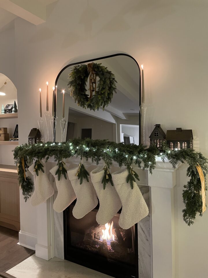 fireplace christmas decor 