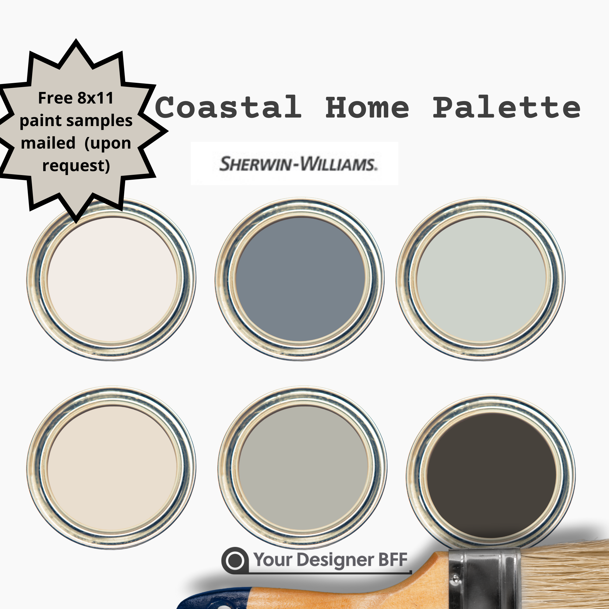 Coastal Home Color Scheme - Sherwin-Williams