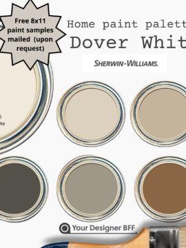 SW 6385 Dover White Complementary Whole House Color Palette