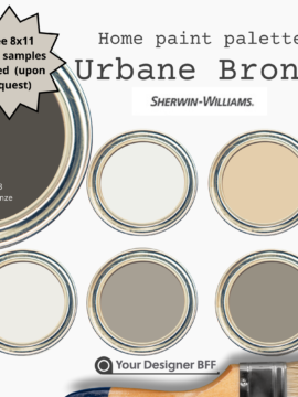 SW 7048 Urbane Bronze Complementary Color Palette For Sherwin Williams