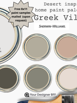 SW 7551 Greek Villa Complementary Color Palette For Sherwin Williams