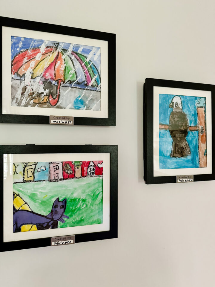 Kids art frames