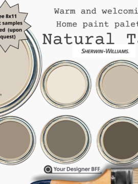 Cozy Color Palette to Complement SW 7567 Natural Tan